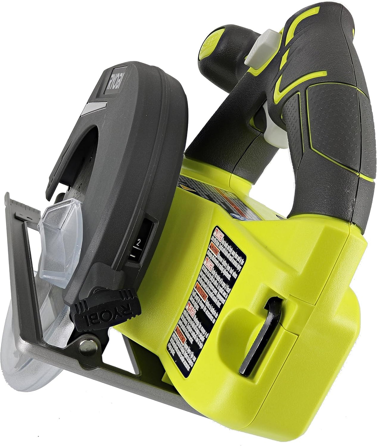 RYOBI 18-Volt ONE+ Cordless 6-1/2 in. Circular Saw with Lithium-Ion 2.0 Ah Battery and Dual Chemistry IntelliPort Charger