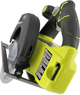 RYOBI 18-Volt ONE+ Cordless 6-1/2 in. Circular Saw with Lithium-Ion 2.0 Ah Battery and Dual Chemistry IntelliPort Charger