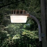 AL Bronze Outdoor Integrated LED Security Area Light with Replaceable Photo Control