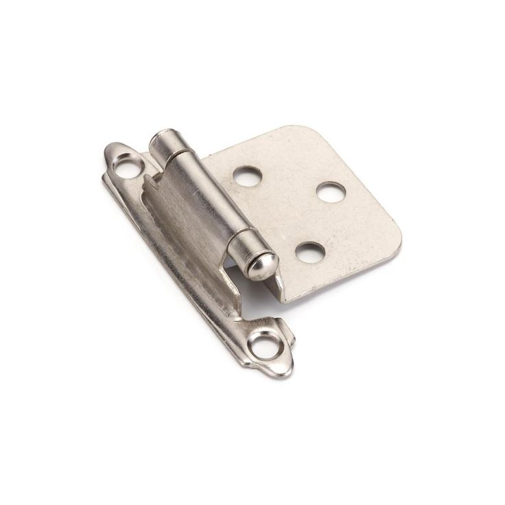 Traditional Surface 70 mm Brushed Nickel Self-Closing Hinge