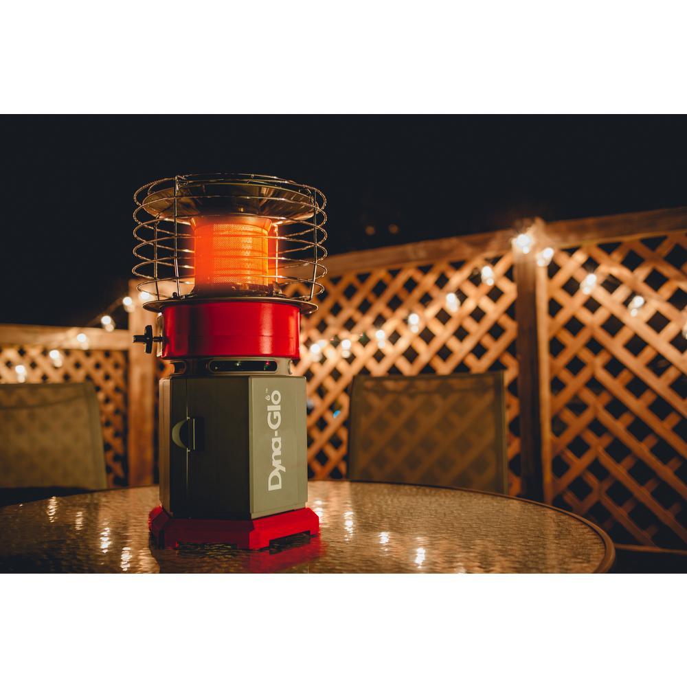 10K BTU HeatAround 360 in Red - Super Arbor
