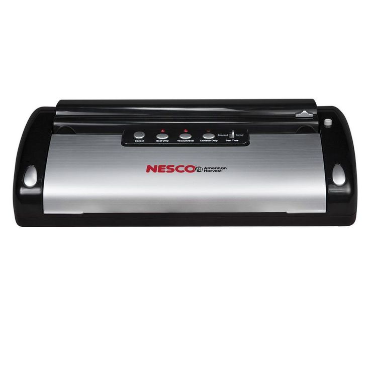 Black Food Vacuum Sealer with Bag Cutter