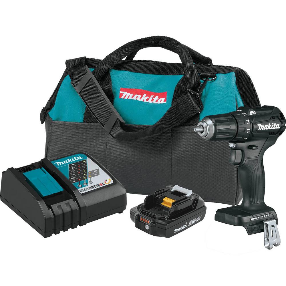 18-Volt 2.0Ah LXT Lithium-Ion Sub-Compact Brushless Cordless 1/2 in. Driver-Drill Kit