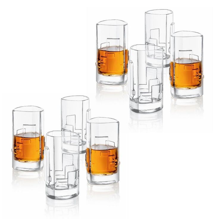 Revere Triangle 2 oz. Shot Glasses (Set of 8)