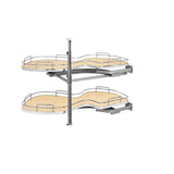 Rev-A-Shelf 37.62-in W x 24.5-in H 2-Tier Pull Out Metal Baskets & Organizers