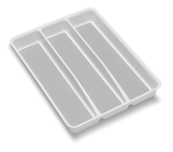 Style Selections 14.98-in x 12.09-in Plastic Cutlery Insert Drawer Organizer