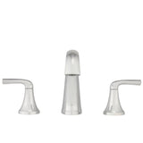 Ladera 8 in. Widespread 2-Handle Bathroom Faucet in Polished Chrome - Super Arbor