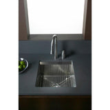 Simplice Single-Handle Pull-Down Sprayer Kitchen Faucet in Vibrant Stainless - Super Arbor