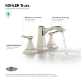 Truss 8 in. Widespread 2-Handle Bathroom Faucet in Vibrant Brushed Nickel - Super Arbor