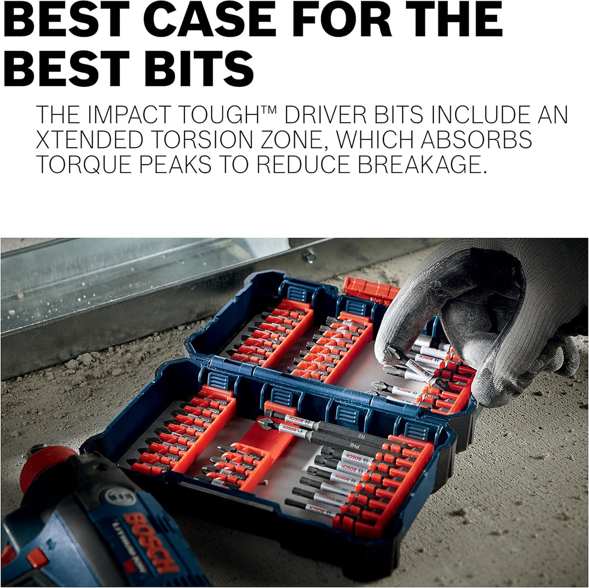 Bosch Custom Case 4-Piece 1/4-in x 1-7/8-in Nutsetter Impact Driver Bit Set