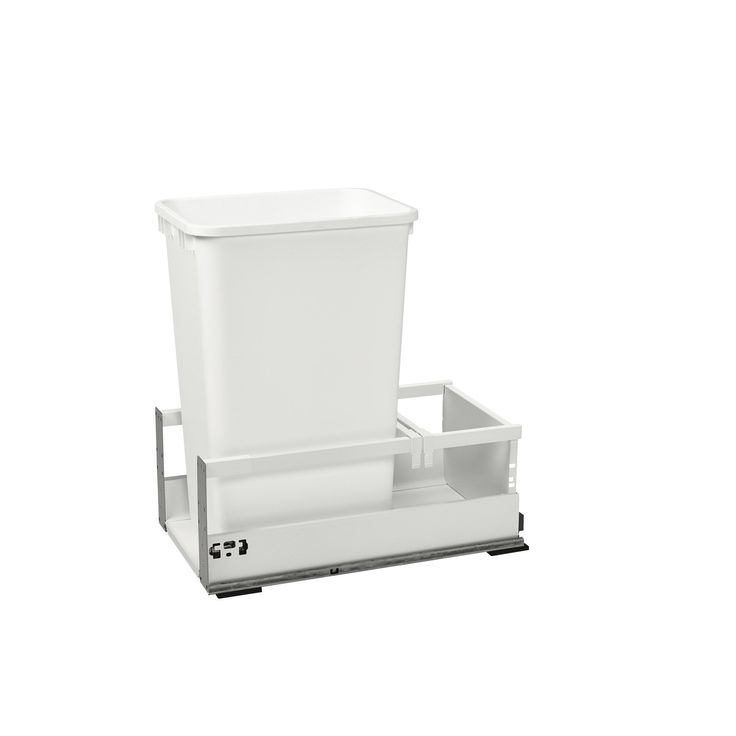 Rev-A-Shelf 50-Quart Plastic Soft Close Pull Out Trash Can