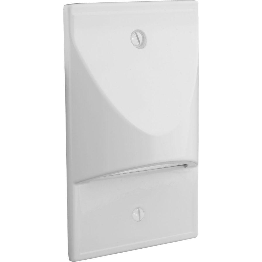 1-Light White LED Step Light/Wall Light - Super Arbor
