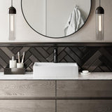 Swiss Madison Claire Vessel Sink in Glossy White