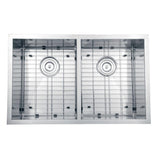 Undermount Stainless Steel 30 in. 16-Gauge 50/50 Double Bowl Kitchen Sink - Super Arbor