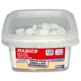 3/4 in. White Base Nail-On Glides (120-Pack) - Super Arbor