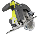 RYOBI 18-Volt ONE+ Cordless 6-1/2 in. Circular Saw with Lithium-Ion 2.0 Ah Battery and Dual Chemistry IntelliPort Charger