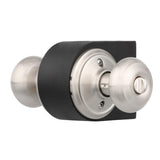 Georgian Satin Nickel Keyed Entry Door Knob - Super Arbor