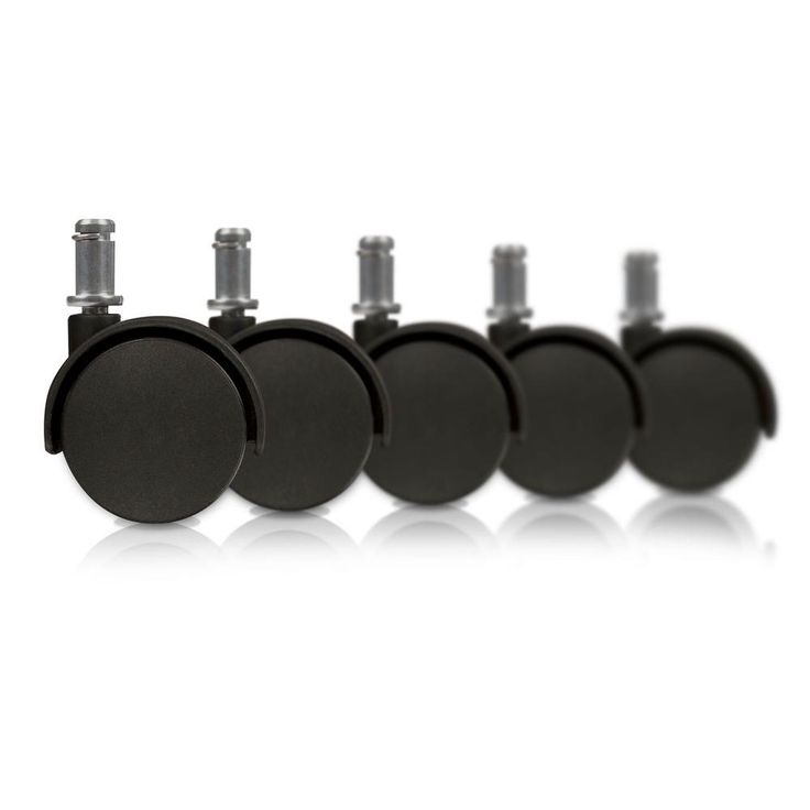 2 in. Office Chair Caster Wheel (Set of 5)
