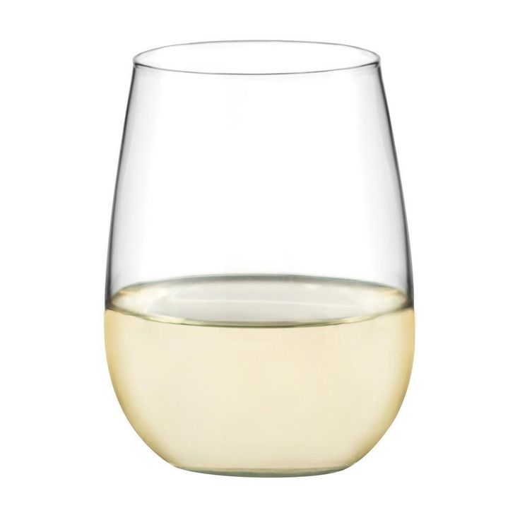 Stemless 20 oz. and 17 oz. Wine Glass Set (12-Pack)