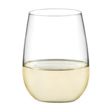 Stemless 20 oz. and 17 oz. Wine Glass Set (12-Pack)