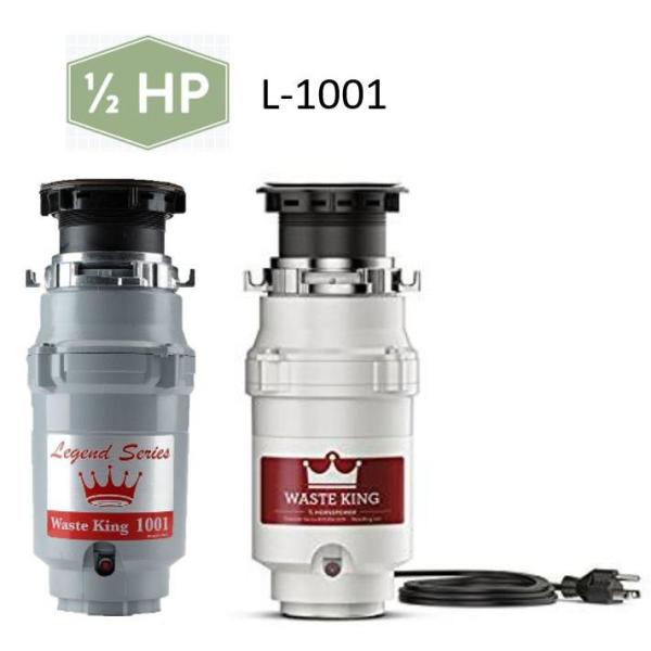 Waste King Legend Series 1/2 HP Continuous Feed Garbage Disposal - Super Arbor