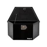 12 in. x 13.25 in. x 26 in. Gloss Black Steel Trailer Tongue Truck Tool Box - Super Arbor