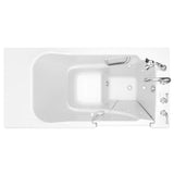 Gelcoat Value Series 52 in. Right Hand Walk-In Soaking Tub in White - Super Arbor
