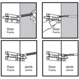 8 in. Zinc-Plated Heavy Duty Barrel Surface Bolt - Super Arbor