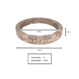 Pavestone RumbleStone 79.5 in. x 10.5 in. Tree Ring Kit in Cafe - Super Arbor