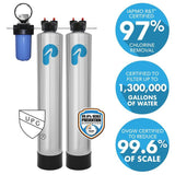 15 GPM Whole House Water Filtration and NaturSoft Water Softener Alternative System