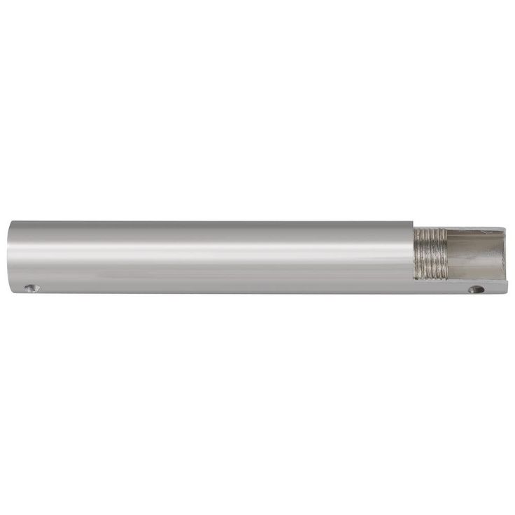 Pancake 12 in. Brushed Nickel Extension Downrod
