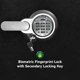 SFW205BXC 2.0 cu ft Fireproof Safe and Waterproof Safe with Biometric Lock - Super Arbor