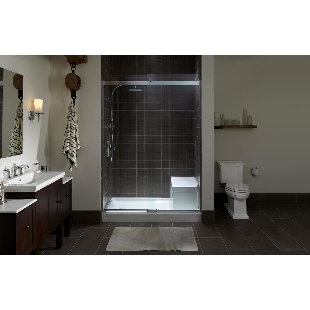 Tresham 60 in. x 32 in. Single Threshold Shower Base with Left-Hand Drain in White - Super Arbor