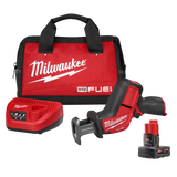 Milwaukee M12 FUEL 12-Volt Brushless Cordless HACKZALL Reciprocating Saw Kit with Free M12 LED Flood Light