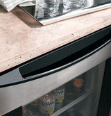 GE Profile 150-Can Capacity 5.3-cu ft Stainless Steel Freestanding/Built-In Beverage Center, Model PCR06BATSS