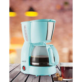 4-Cup Blue Coffee Maker