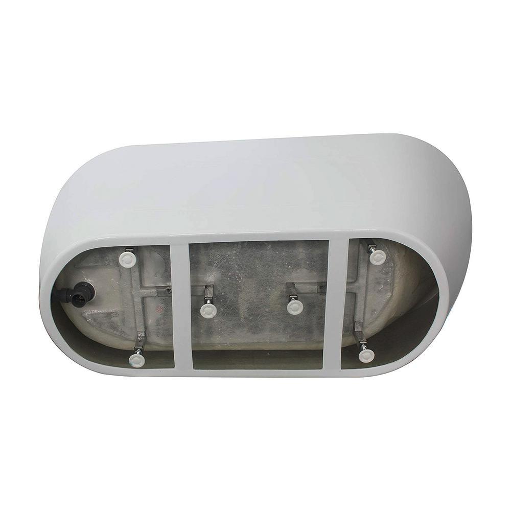 Bourges 55 in. Acrylic Flatbottom Bathtub in White - Super Arbor