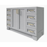 Taylor 54 in. W Vanity Cabinet Only in Grey - Super Arbor