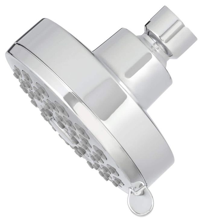 Eos 3-Spray 3.8 in. Single Wall Mount Fixed Shower Head in Chrome (1.75 GPM)
