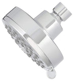 Eos 3-Spray 3.8 in. Single Wall Mount Fixed Shower Head in Chrome (1.75 GPM)