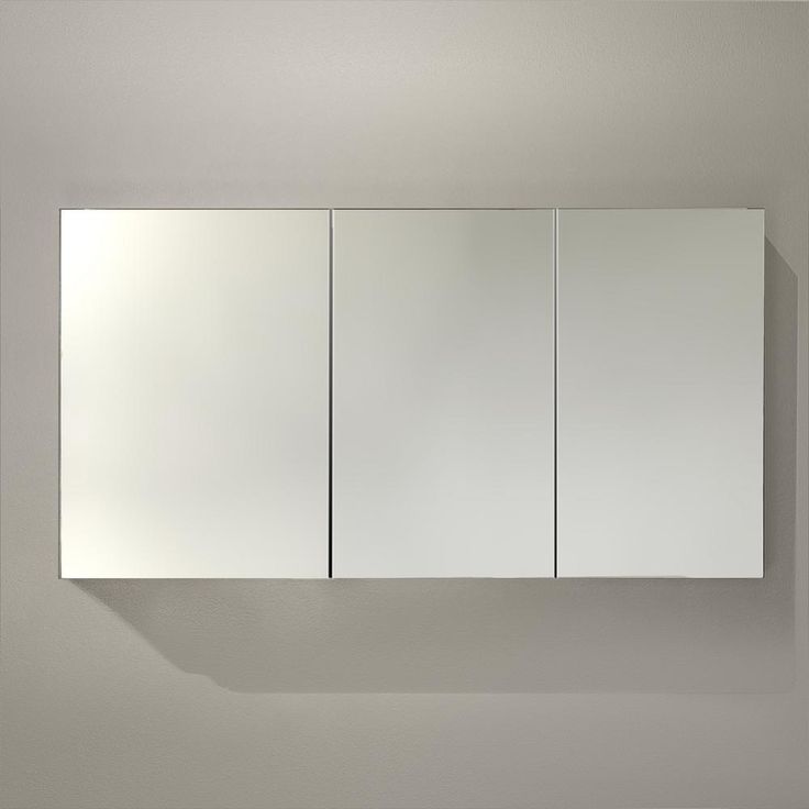 59 in. W x 26 in. H x 5 in. D Frameless Glass Recessed or Surface-Mount 4-Shelf Bathroom Medicine Cabinet