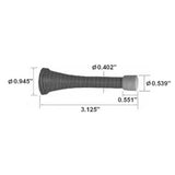 3 in. Satin Nickel Rigid Door Stop Value Pack (10 per Pack)
