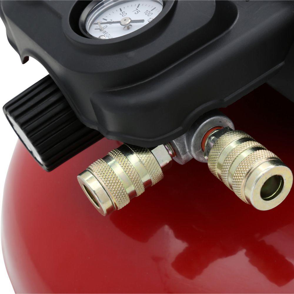 6 Gal. 150 PSI Portable Electric Air Compressor and 15-Gauge Finish Nailer Combo Kit (2-Tool) - Super Arbor