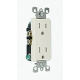Decora 15 Amp Tamper-Resistant Duplex Outlet, White (10-Pack) - Super Arbor