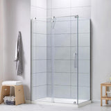32 in. W x 48 in. L Alcove Shower Pan Base with Reversible Drain in White - Super Arbor