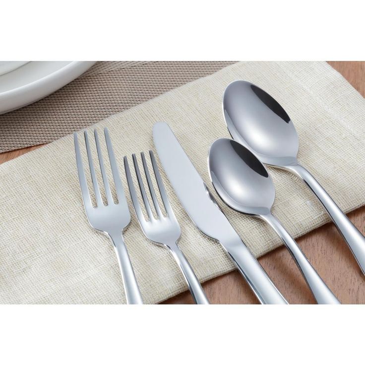 Maywood 45-Piece Stainless Steel Flatware Set (Service for 8)