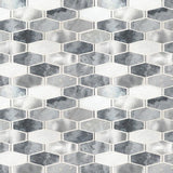 MSI Ankara 13 in. x 11.61 in. x 6mm Textured Stone Metal Mesh-Mounted Mosaic Tile (15.75 sq. ft. / case)