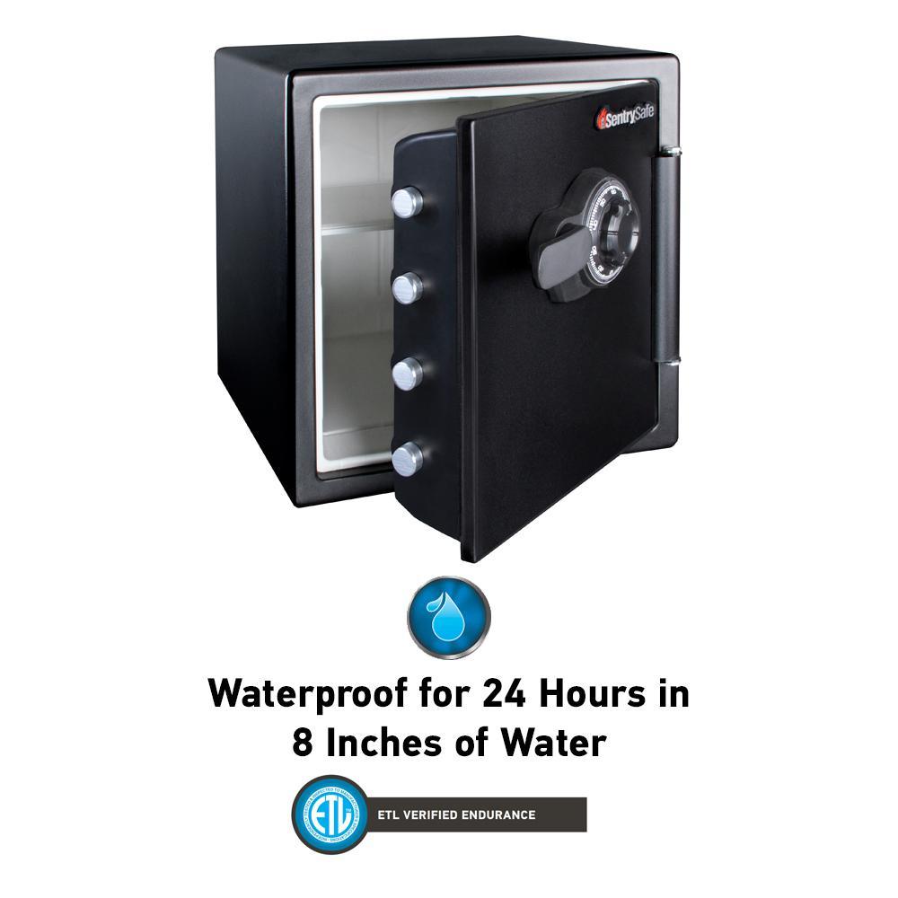 Fireproof Waterproof 1.23 cu ft Combination Residential Floor Safe - Super Arbor