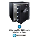 Fireproof Waterproof 1.23 cu ft Combination Residential Floor Safe - Super Arbor