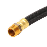 3/4 in. MIP x 5/8 in. O.D. Compression x 18 in. Polymer Braided Water Heater Connector (0.57 in. I.D.) - Super Arbor